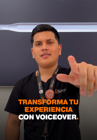 Transforma tu experiencia con VoiceOver