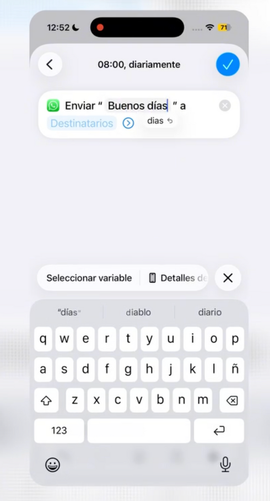 Automatizá tus mensajes