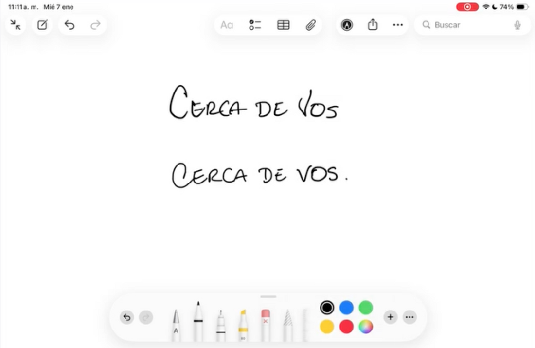 Mejorá la caligrafía en tu iPad
