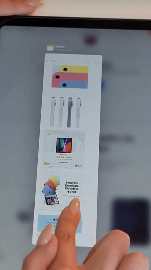 Abrir varias apps en simultáneo en iPad