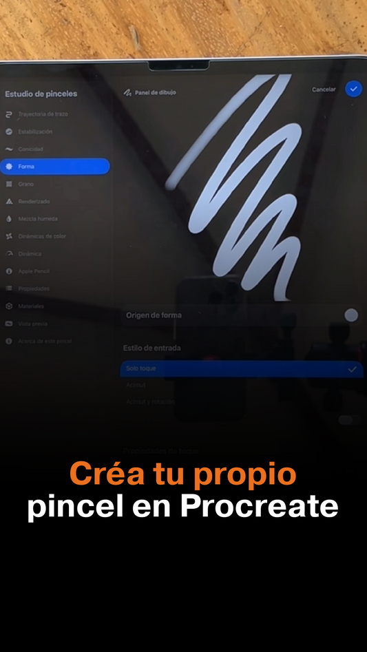 Diseña un pincel único en Procreate