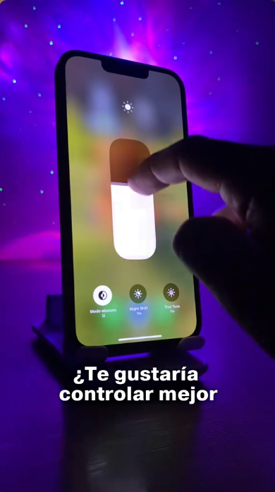 Controla la luz de tu pantalla