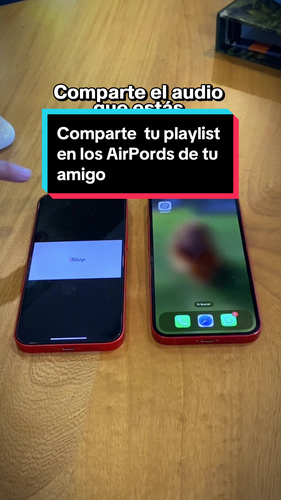 Compartir tu audio en airpods de otra persona