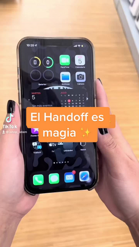 Activa el HandOff y desplazaté facilmente