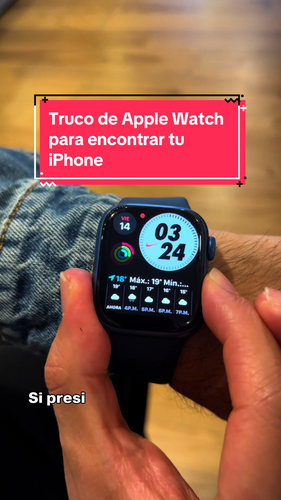 Encuentra tu iPhone con tu Watch